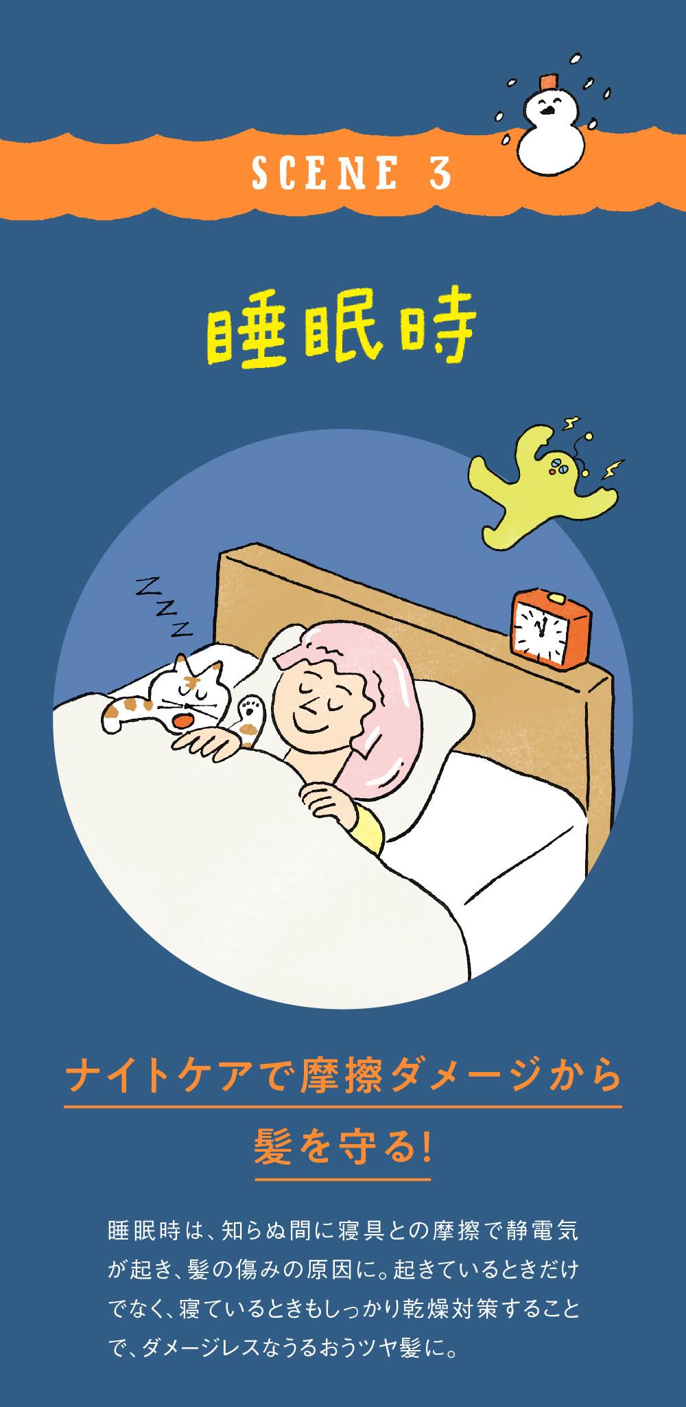 SCENE3 睡眠時 ナイトケア